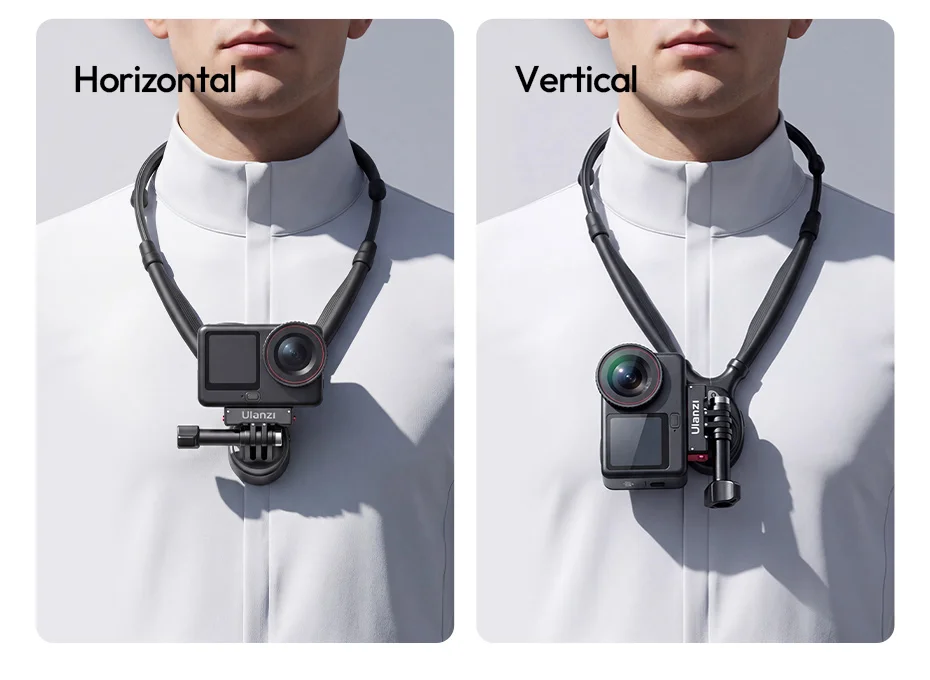 � Ulanzi ZJ09 Flexibler POV-Nackenhalter Magnetischer Verstellbarer Nackenhalter für Actionkameras für GoPro für DJI für Reise-Videos Vlog – Detail 12