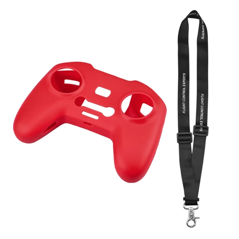 SZYA Fleixble Silicone Case with/no Lanyard for Avata 2/FPV Combo UAV Remote Control Scratch Resistant Protective Cover