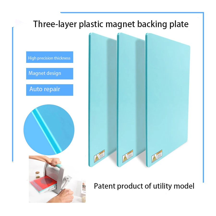 A5 paper art machine automatically repairs three-layer plastic backing plate without deformation and double-sided magnetic board