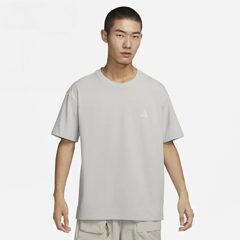2025 New Hot Outdoor Sports Brand Fashion Cotton High-quality T-shirt Summer Loose Round Neck Casual Breathable Soft Unisex