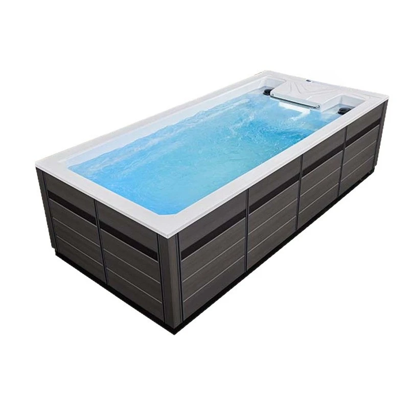 3.8M villa finished product intelligent heated swimming pool small integrated surf countercurrent family swimming pool