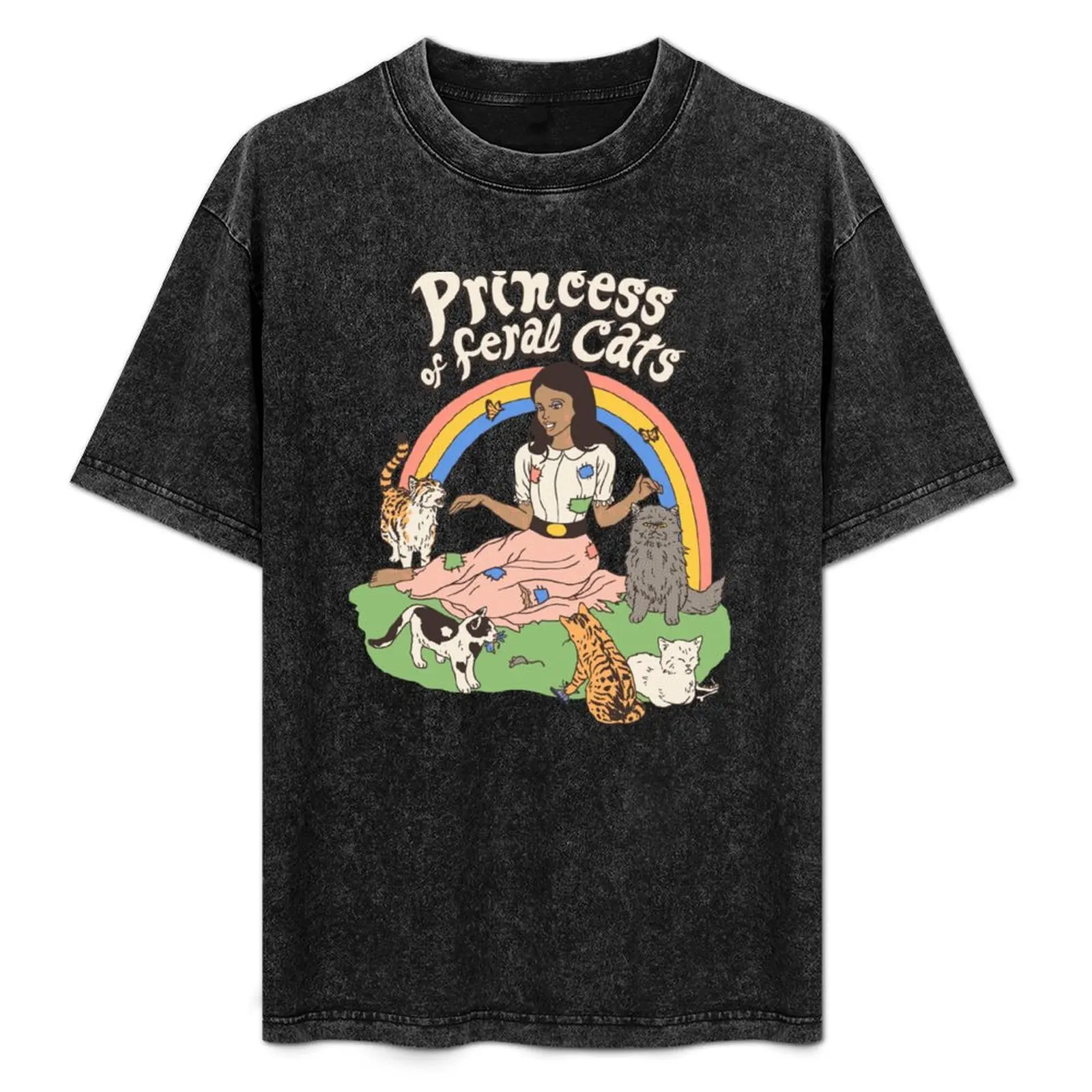 

Princess Of Feral Cats 2 T-Shirt Durable Work Wear T-Shirt