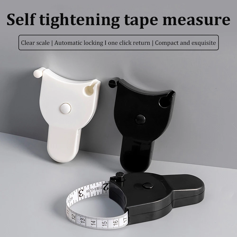 

Portable Body Measuring Tape Ruler 150cm Retractable Tape Measure Sewing Tailor Tape Waist Ruler Fitness Caliper Body Tape