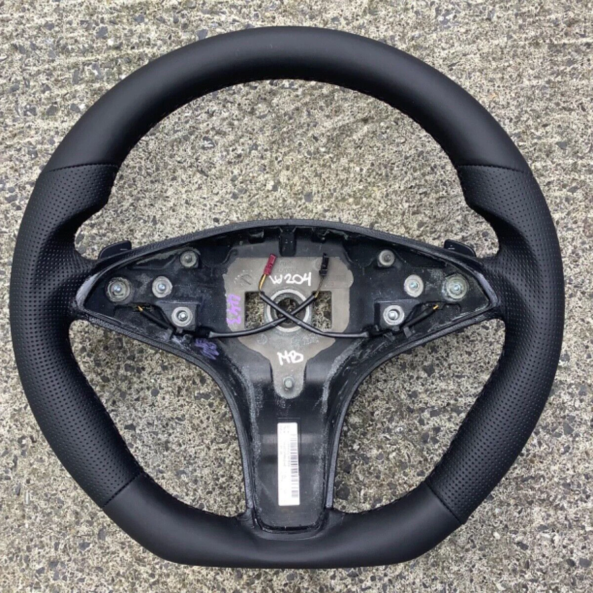 For Mercedes Amg C63 W204 W207 GLK Paddle Flat Bottom Custom Made Steering Wheel