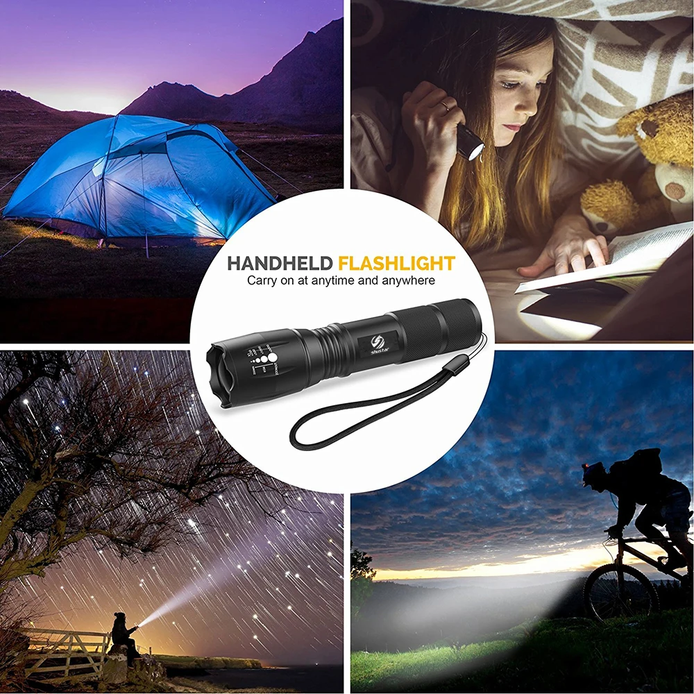 Imagem -06 - Lanterna de Led Superclara com Luz Lateral Cob Modos de Iluminação Tocha Led à Prova d Água para Camping Aventura Condução Noturna