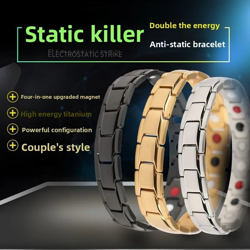 

Оригинальный беспроводной антистатический браслет, силикон для устранения статического электричества, человеческий ремешок, электрическое кольцо
