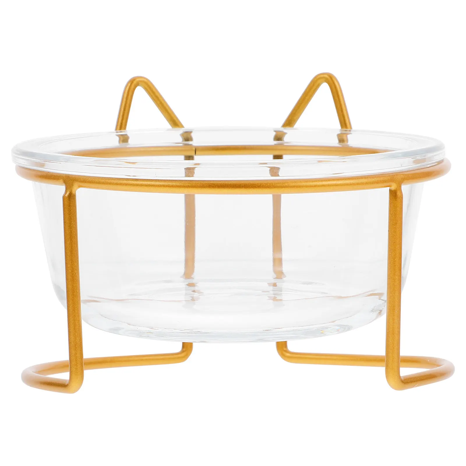 

Набор из 2-х приподнятых наклонных стеклянных мисок для кошек: эргономичный дизайн для поддержки шеи, гладкая поверхность, легко моется, для корма и воды