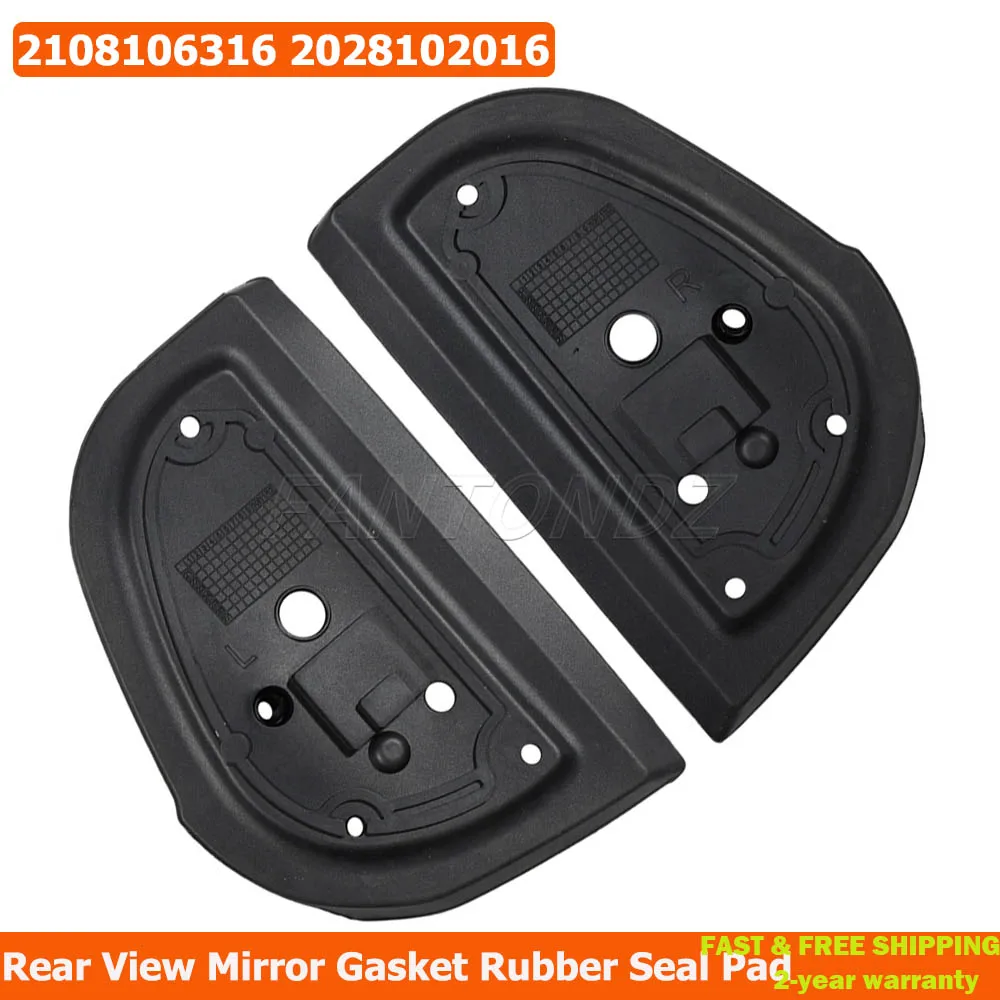 1 Pair Rear View Mirror Gasket Rubber Seal Pads For Mercedes Benz W210 W140 W202 1993-2000 2108106316 A2108106316 2028102016