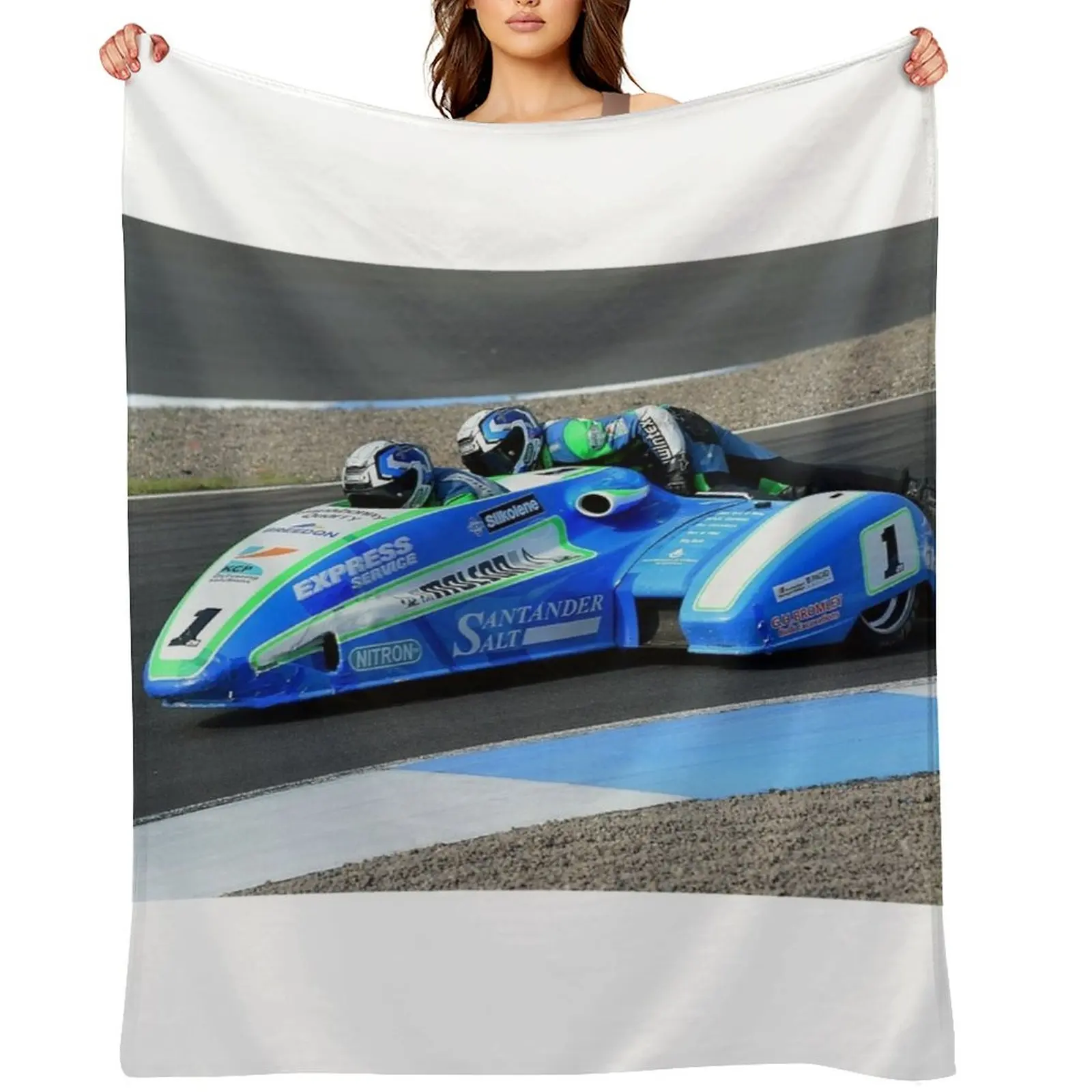 

Sidecar Throw Blanket Large Summer Plaid Beach Blankets