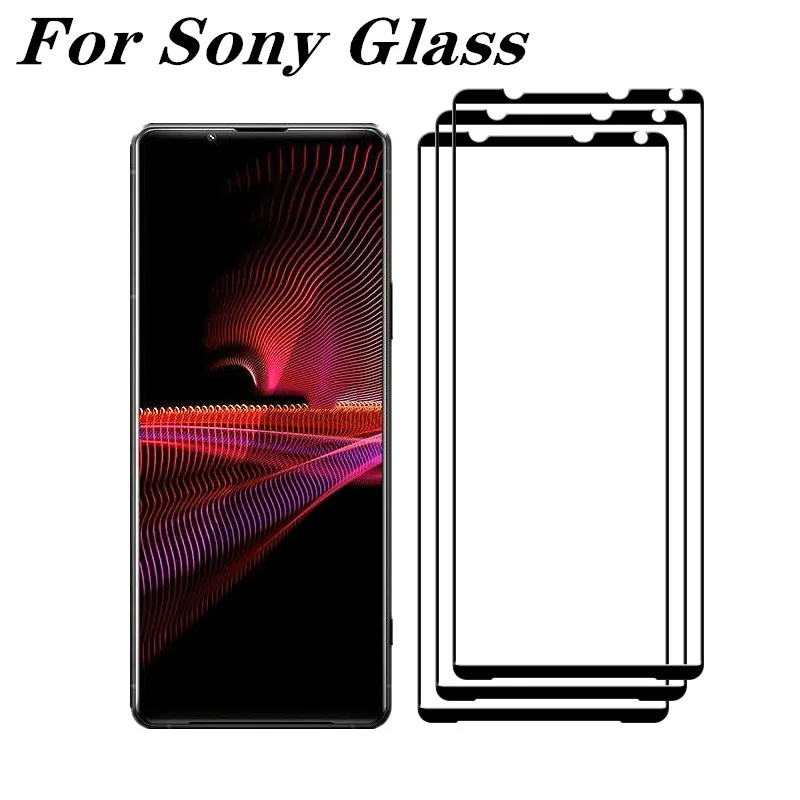 

3PCS Sale Screen Glass For Sony Xperia 1V Tempered Glass Film Xperia Pro-I 1IV 1III 1II Front Mirror Film 9H Sceen Protector