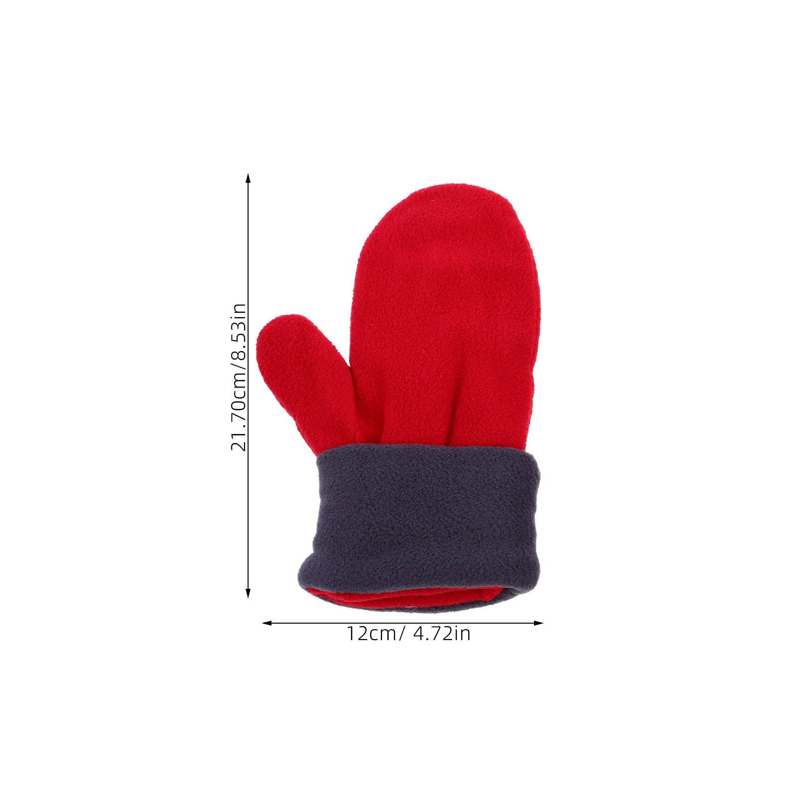 1 زوج الشتاء سميكة صوف مبطن قفازات للرجال النساء التزلج الدراجات الدافئة لطيف القفازات للنساء قفازات الصوف