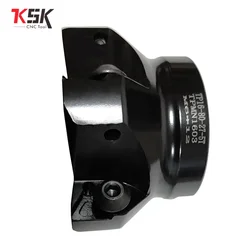 TP16-80-27-5T  80mm Right angle milling cutter fast feed face milling cutter Indexable tools for TPKN TPMN1603  insert