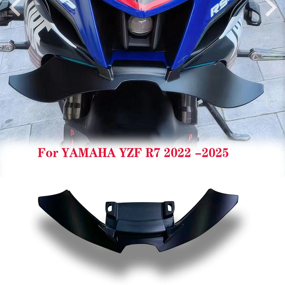 

For YAMAHA YZF R7 Motorcycle Frontal Spoilers Downforce Winglet Aerodynamic Wing Front Spoiler 2022 -2025