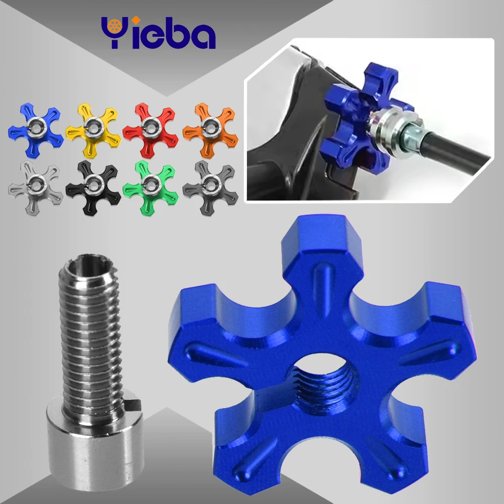 M8 M10 Clutch Adjustment Screw Motorcycle Clutch Cable Wire Adjuster For Honda Yamaha Suzuki DRZ KX YZ WR XR WR250R/X WR 250R