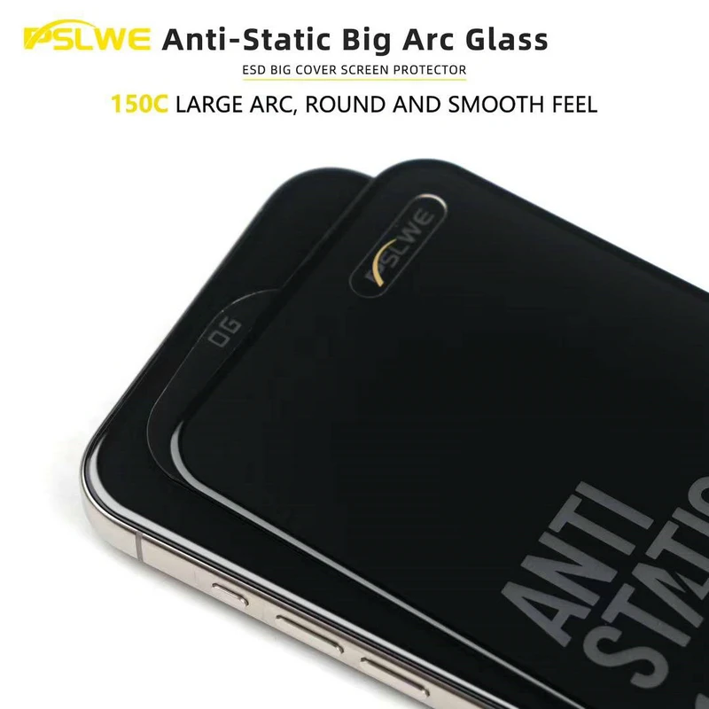 10 قطع آيفون 17 برو HD واقي شاشة زجاجي فولاذي LH2 مادة مقاومة للخدوش اليومية