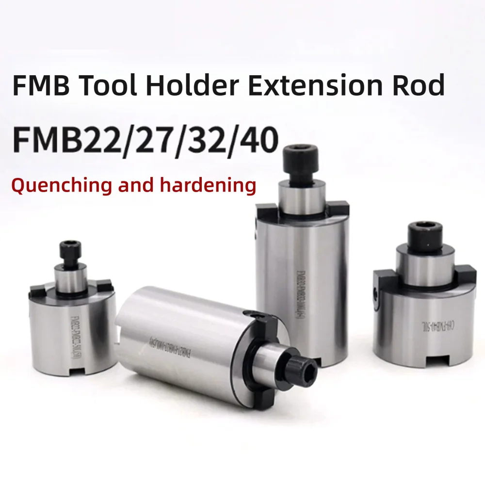 Milling Cutter Head Extension Rod FMB16/22/27/32/40-50L/100L Tool Holder Lathe BT30 BT40 Spindle Connected Shank CNC Accessories