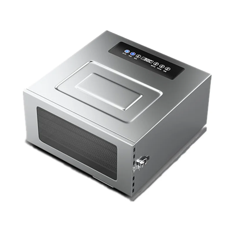 6-Tier Stainless Steel Food Dehydrator with Touch Control Adjustable Temperature for Jerky Fruits Herbs Drying Machine