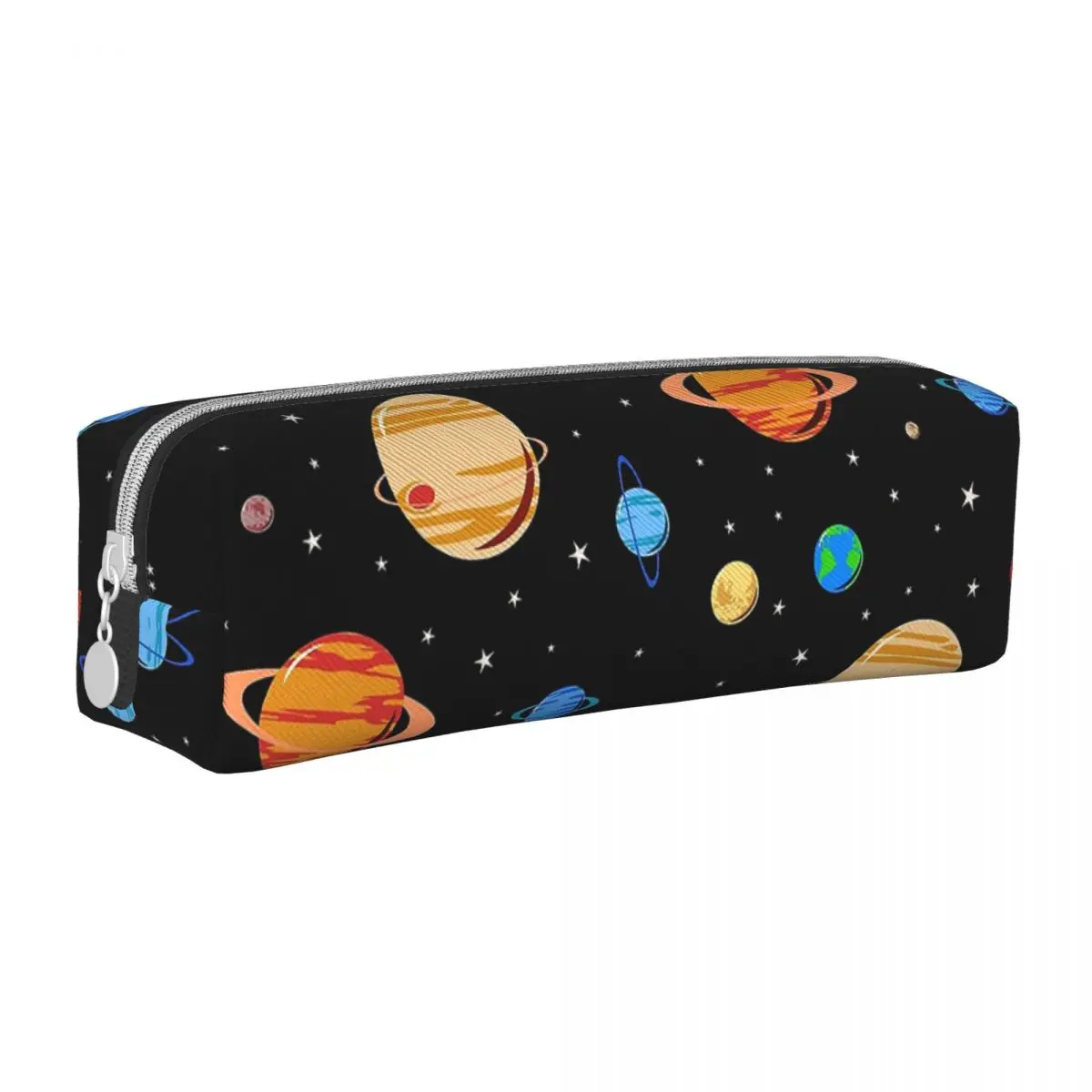 cute planets pencil case venus space box para estudante grandes bolsas de armazenamento presente do escritorio papelaria divertimento 01