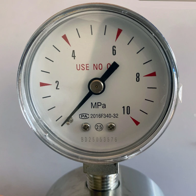 Single Stage 316/316L Stainless Steel Gas Pressure Regulator Large Flow Pneumatic Reducer for Industrial Use