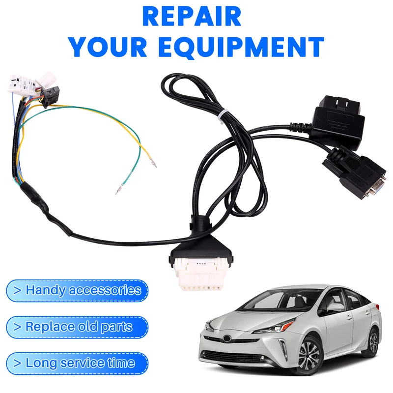 

H5-Cable 4A 8A BA Smart Key Program Cable 16-контактный OBD-кабель для Autel OBDSTAR K518 Xhorse Key Tool Plus для Toyota Lexus
