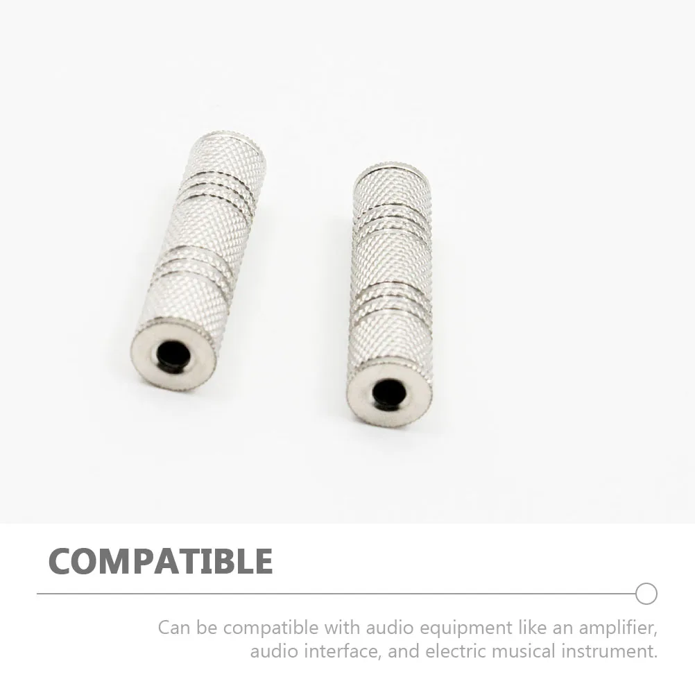 

4Pcs 3.5mm to 3.5mm Audio Conversion Adapters for Musical Instruments Home Audio Equipment Stable Connection Durable Connectors