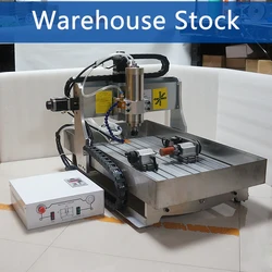 Enrutador CNC de madera 6040, puerto USB de 4 ejes, máquina de grabado de Metal de 2200W, 3040, 1500W, fresadora de PCB, máquina perforadora y cortadora 3020