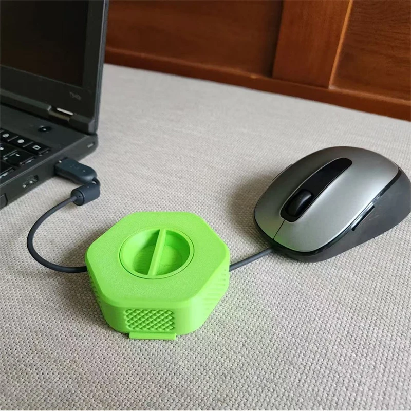 Cable Organizer Rotating Cable Winder Box Plastic Portable Wire Storage Case Mouse Wire Earphone Cord Storage Office Home