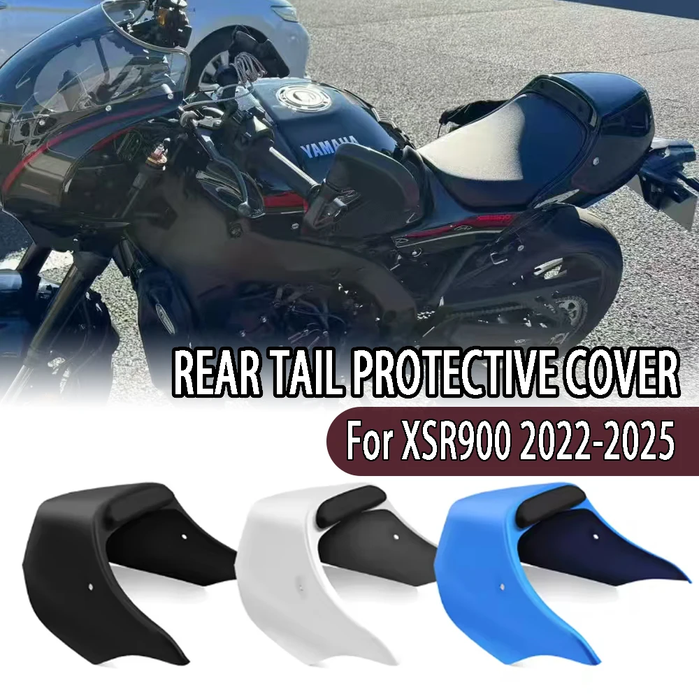 

For YAMAHA XSR900 XSR 900 2022-2025 Black, white, blue rear cover, passenger seat head, passenger seat fairing, pillar cover