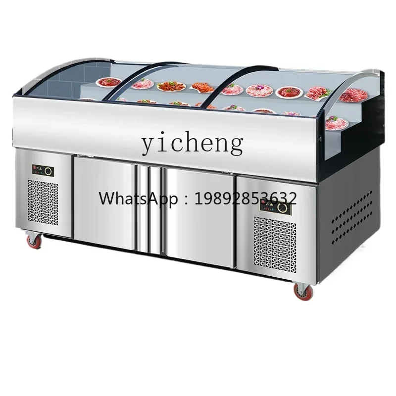 ZS  display cabinet  skewers cooked food fresh-keeping refrigerator commercial