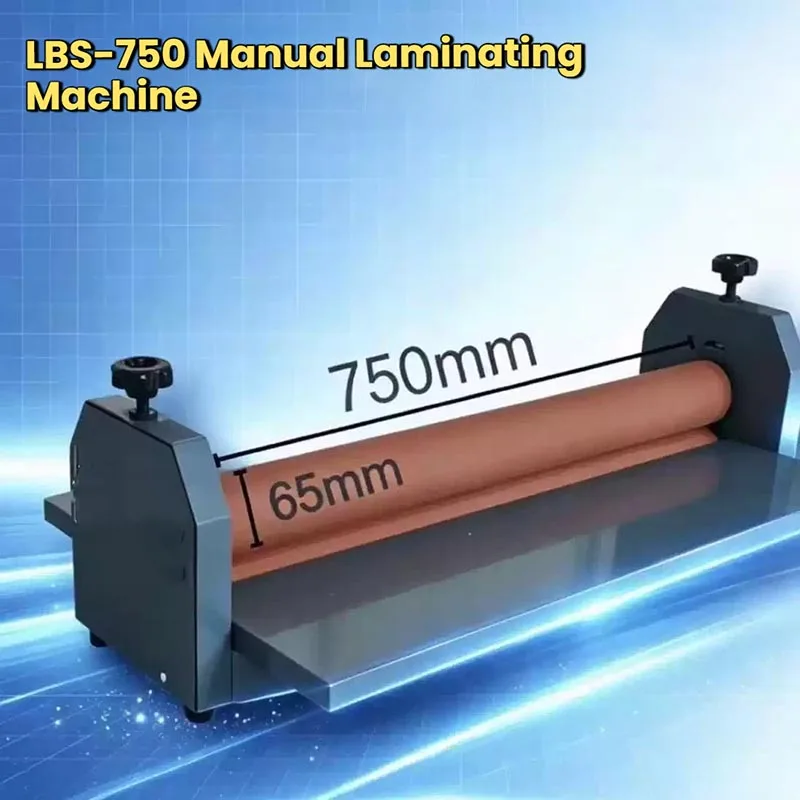 Hand-crank foldable cold laminator manual small laminating machine photo and text laminator multifunctional film applicator