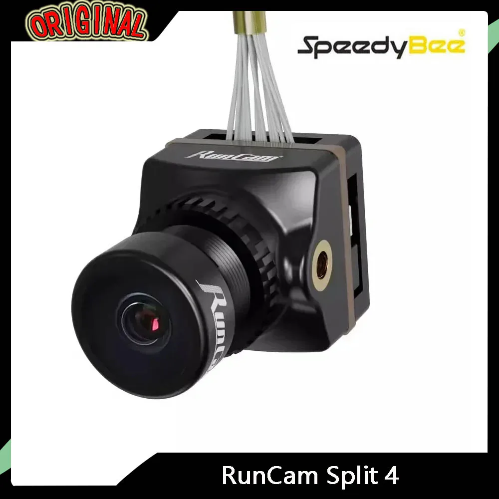 

RunCam Split 4 4K FPV Camera - 140° FOV Low Latency Nano HD, 5-20V 16:9/4:3 for FPV Racing Drones
