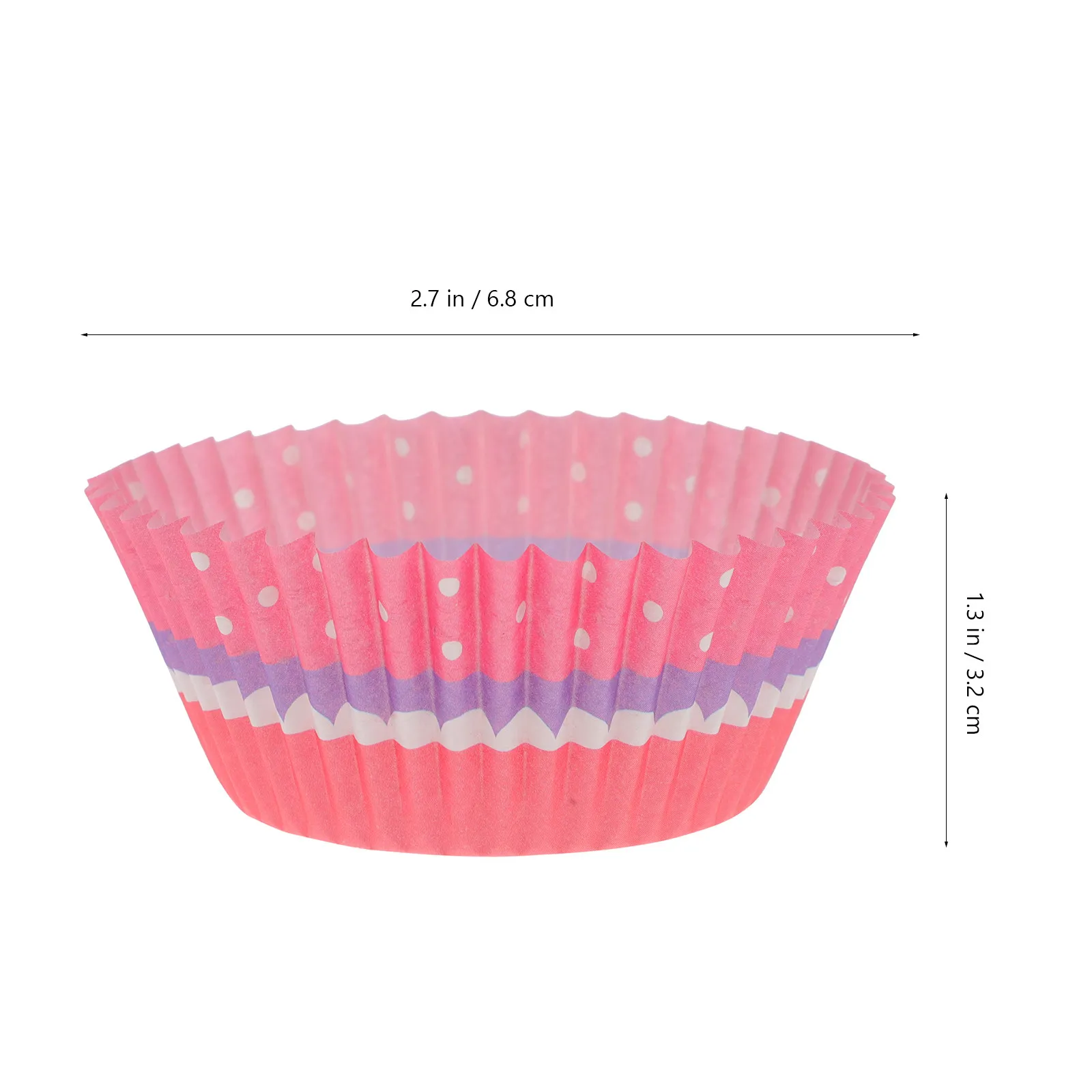 200Pcs Rainbow Cupcake Liners Paper Baking Cups for Muffins Cheesecakes Dessert Shop Wedding Baby Shower Birthday Party Food