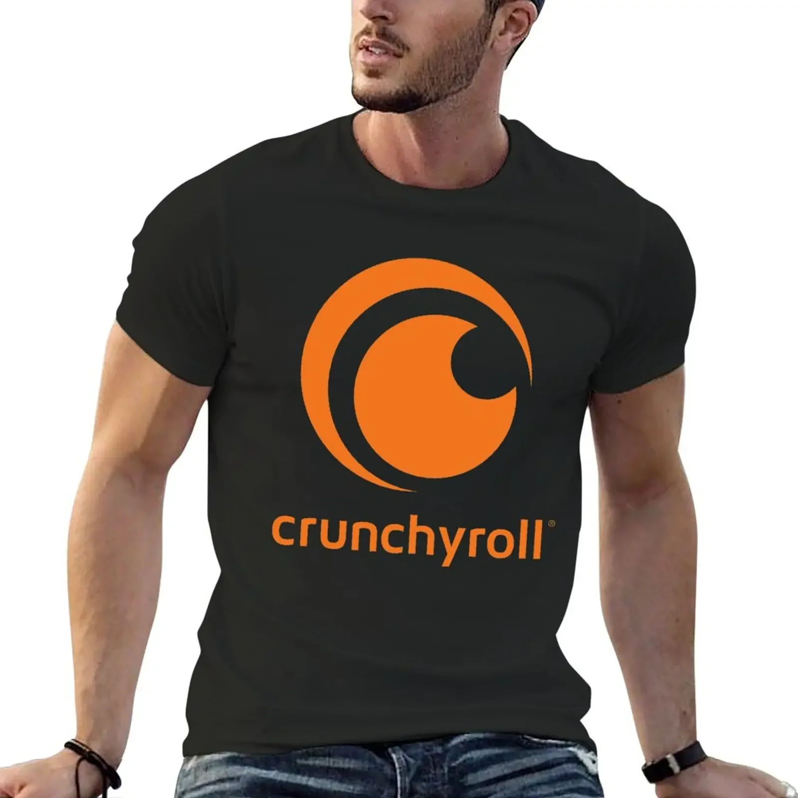 

crunchyroll T-Shirt customs Personalized t-shirt luxury clothing labubu mens graphic t-shirts anime