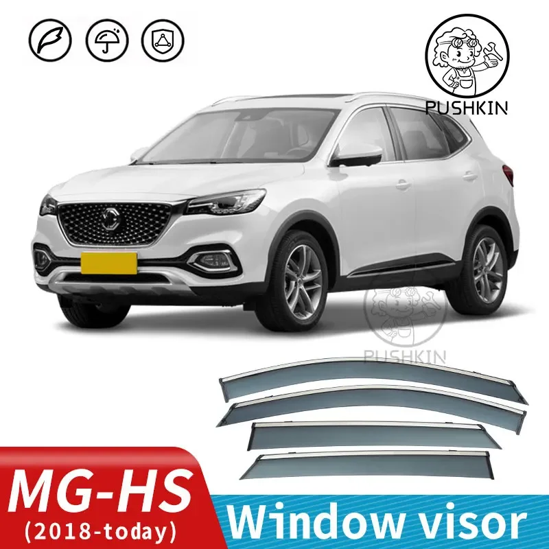 

Автомобильный дождевик для MG HS 2018 2019 2020 2021 2022 оконные козырьки автомобильные оконные дефлекторы ветровой отражатель солнцезащитный козырек от дождя