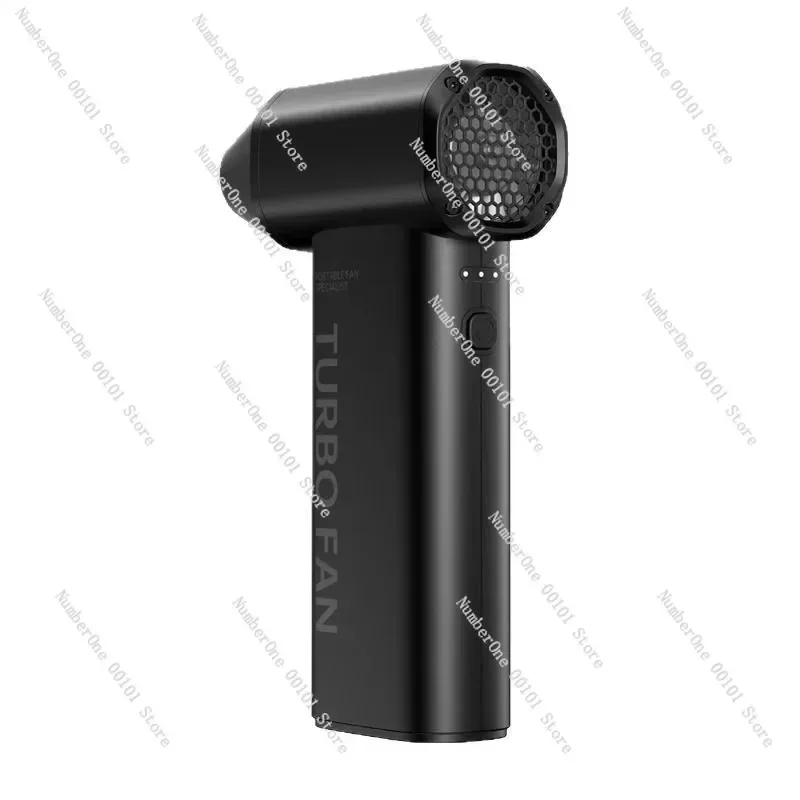 T10 Mini Handheld High-Speed Turbo Fan, Portable Violent Blower for Camping Outdoor, USB Rechargeable