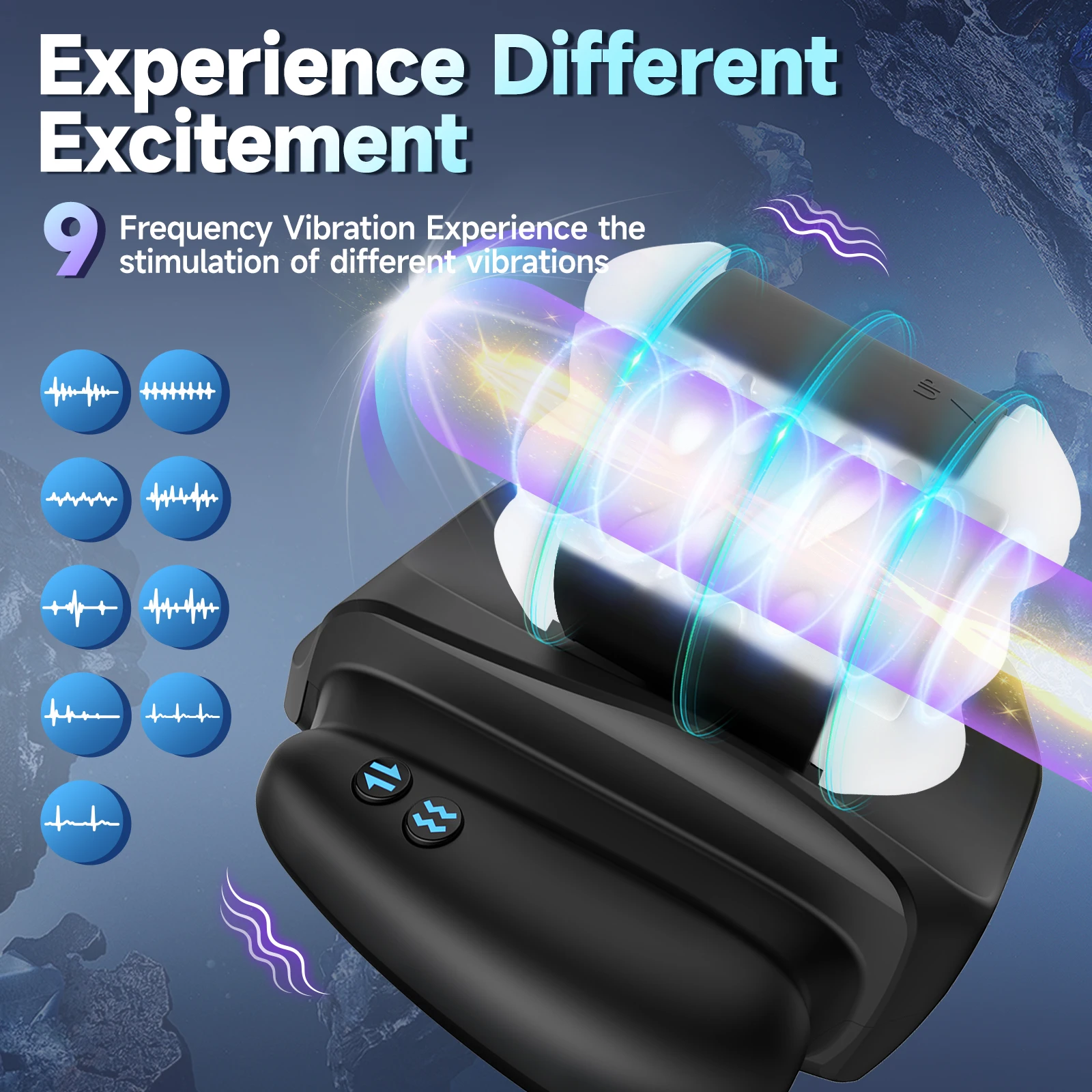 جهاز استمناء آلي تلسكوبي Mannelijke Zuigen 9-Frequentie Pijpen جهاز استمناء كأس آلة Speeltjes for Mannen Volw