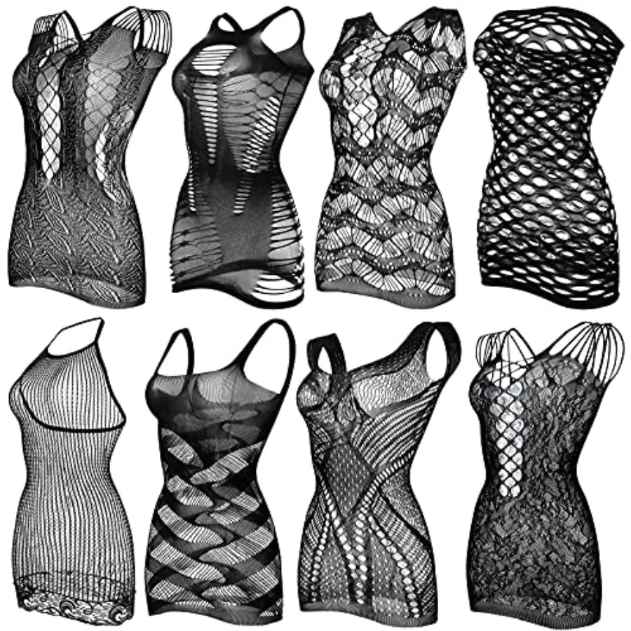 

8 Pieces Fishnet Dress for Women Lingerie for Women Fishnet Dress Women Lingerie Fishnet for Women Favor