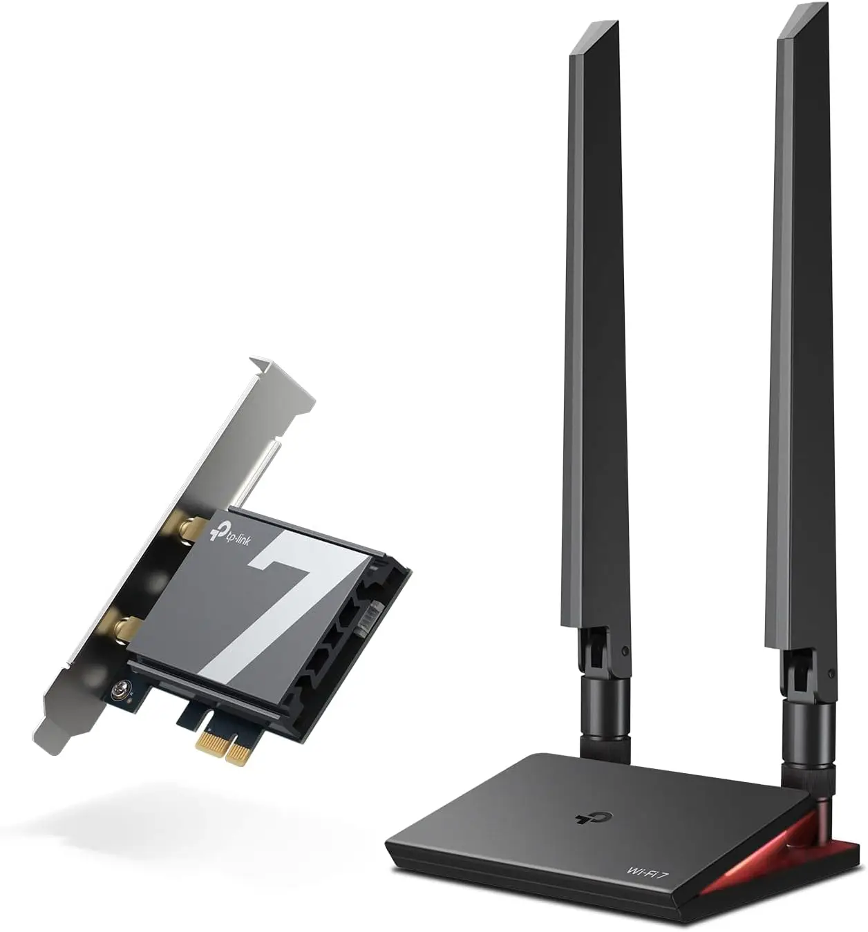 

Трехдиапазонная Wi-Fi 7 PCIe-карта для настольных ПК, Bluetooth 5.4, многоцветная LED-подсветка, совместима с материнскими платами AMD/Intel