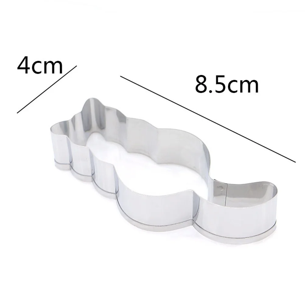 

5Pcs Cat Shape Cookie Cutter Stainless Steel Practical Biscuit Mould Baking Tool for Home Cake Decoration Biscuit Cutter
