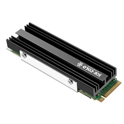 M.2 NGFF NVME 2280 SSD Heatsink with Silicone Thermal Pad SSD Cooler Aluminum Alloy Cooling Cooler Radiator for PS5 Desktop PC