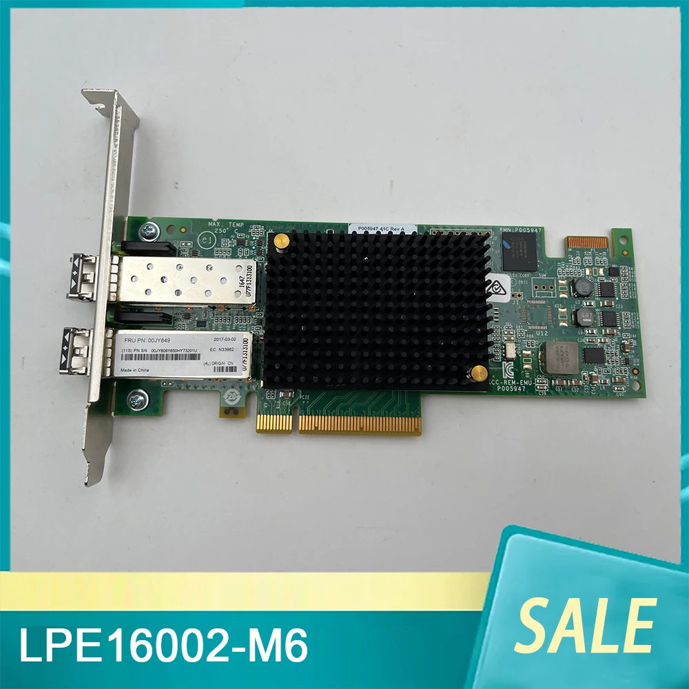 

Original LPE16002-M6 Dual-Port 16G HBA 00JY849 00JY809 81Y1662 For Lenovo