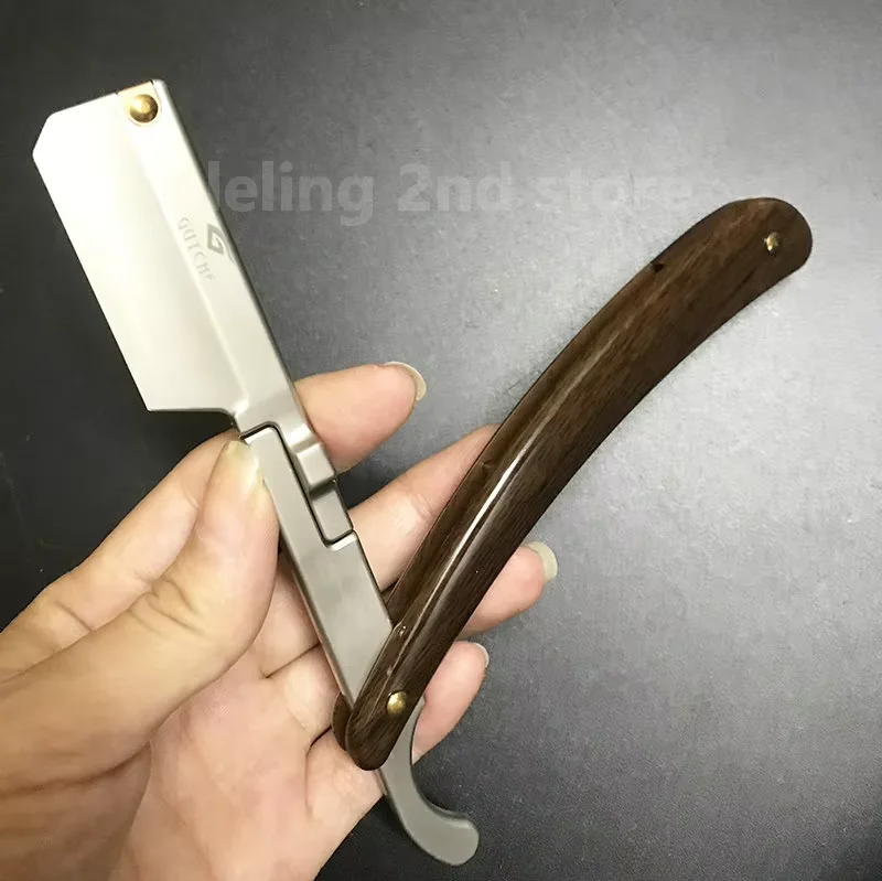 Edelstahl Klapp Rasiermesser Bart Rasiermesser Haar Dressing Werkzeug Männer Manuelle Bequemlichkeit Haar Trimmer Rasierer Barbeador