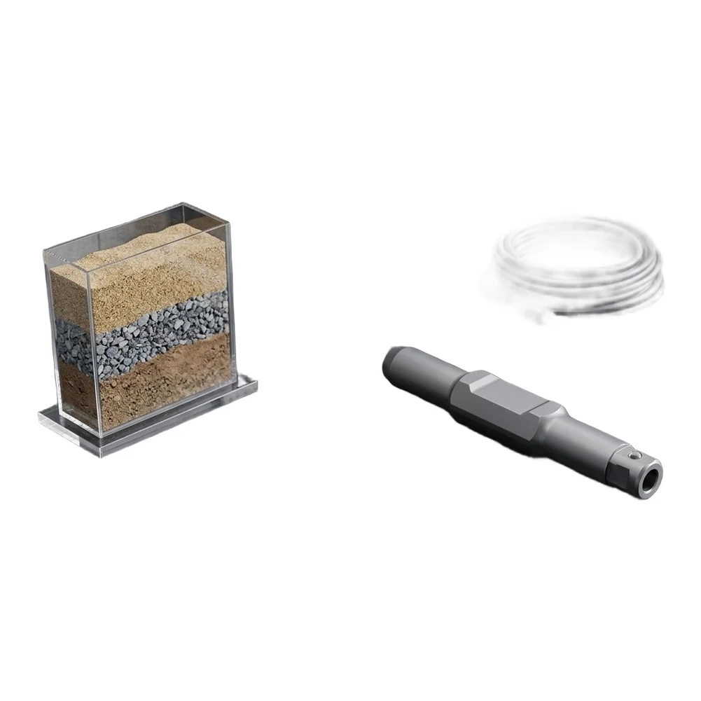 Lightweight Alloy Extension Rod 20x5x5cm Compatible with Multiple Tamping Plates for Efficient Ground Compaction