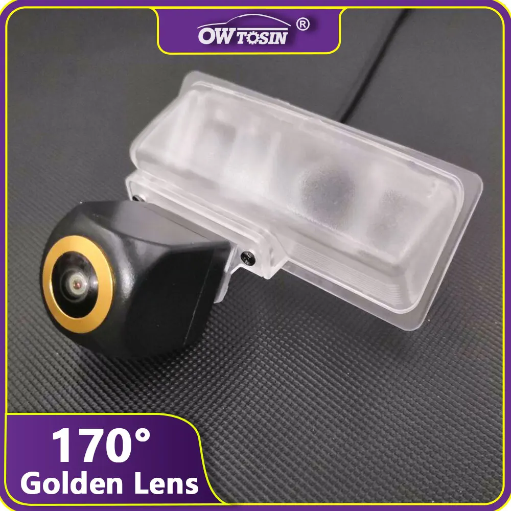 

AHD 1080P 170° Golden Lens Reverse Car Vehicle Camera For Nissan Tiida hatchback C12 C13 2011 2012 2013~2019 Rearview Monitor