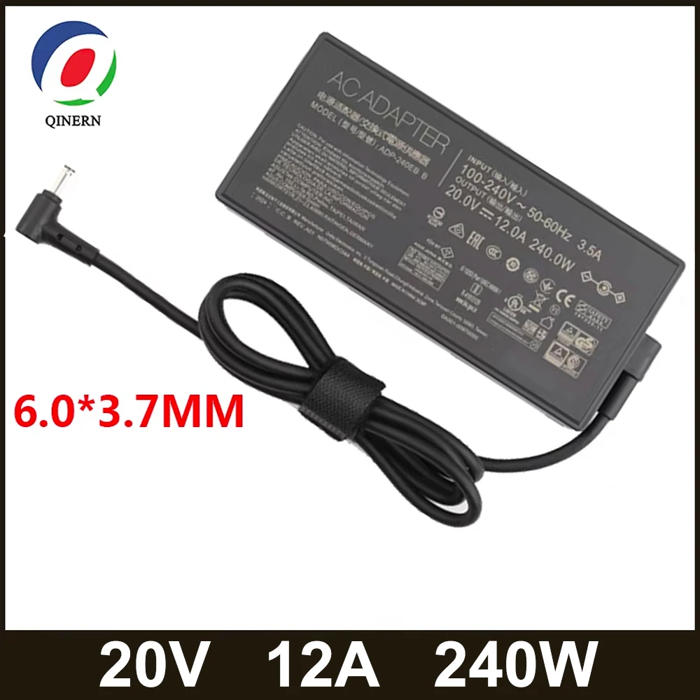 20V 12A 240W 6.0*3.7MM Charger ADP-240EB B Laptop Adapter For ASUS ROG Strix Scar 15 GX550LXS RTX2080 G533QS G533QS-XS98Q Power