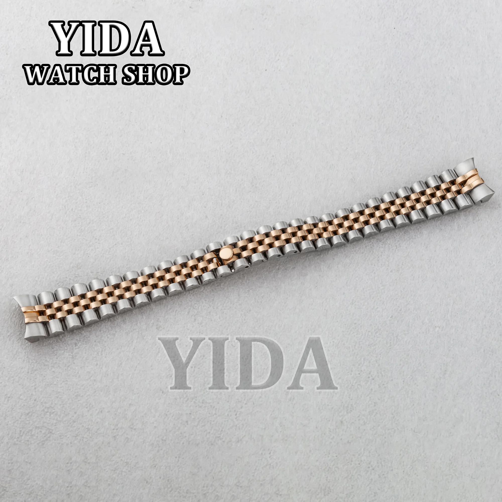 17MM Stainless Steel Lady's Watch Strap Jubilee Gold Silver Rose Gold Bracelet for Datejust MOD Womens Watch Band Accessories