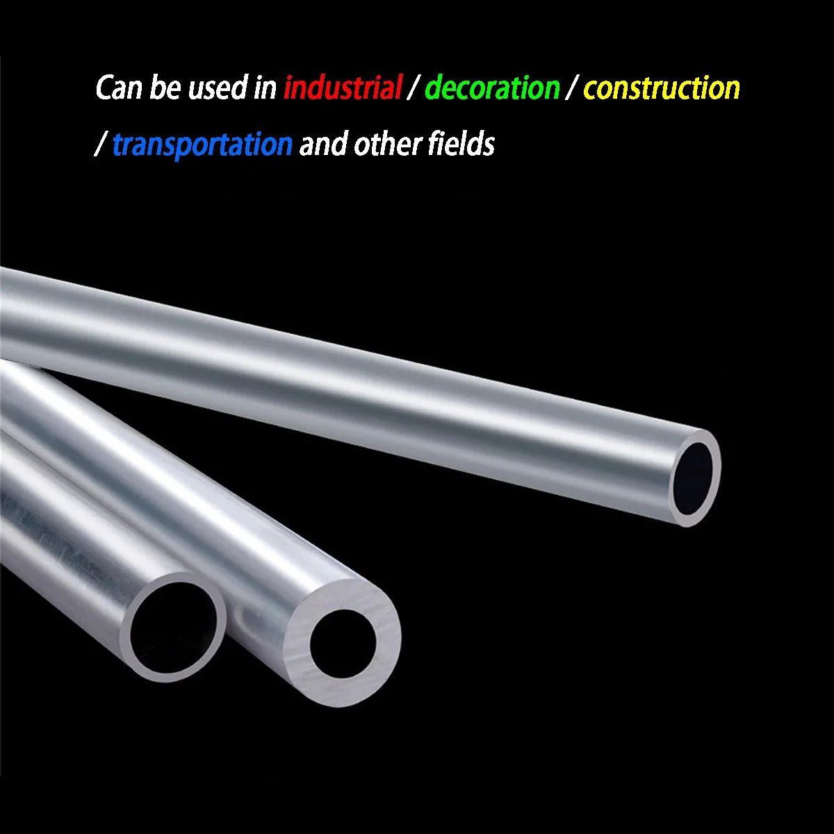 

Length=240mm ID 2-44mm 6061 Aluminum Tube Pipe Hollow Alloy Aluminum Pipe OD=8~50mm CNC Metal Wholesale Zero Cut