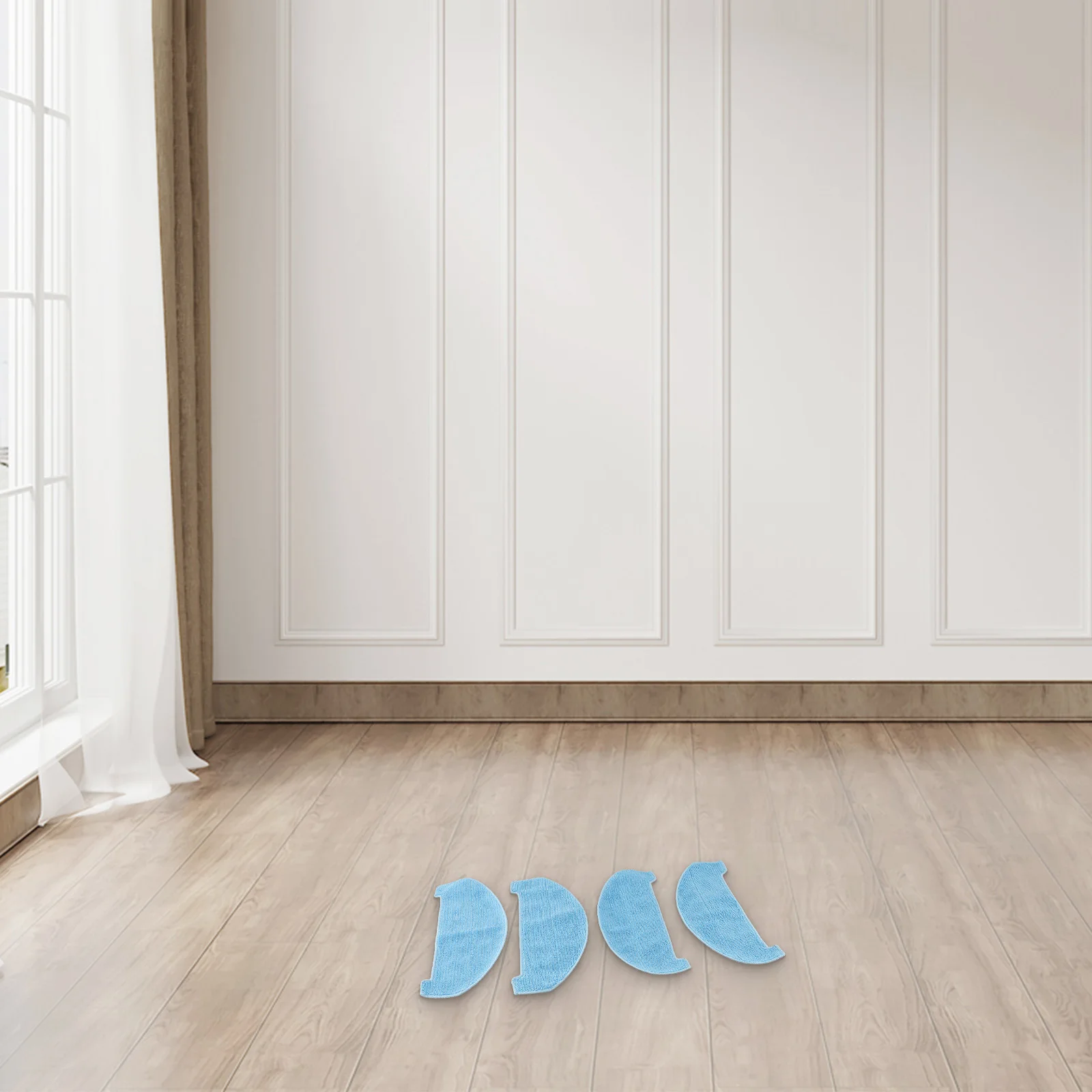 Microfiber Cleaning Pads Compatible with For ILIFE V3x Robot Vacuum Replacement Options Include Sets of Either 4 or 10