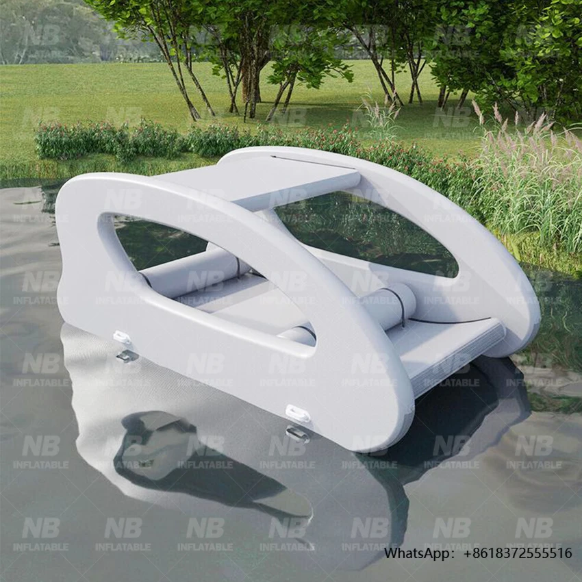 

daLatest Design Luxury Floating Inflatable Water House Catamaran Boat for Water