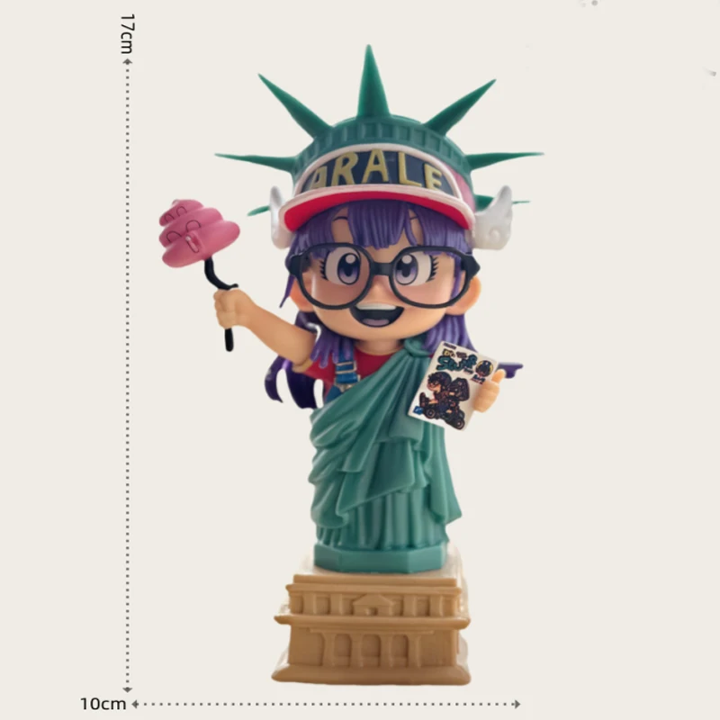 new hot Cute ARALE As Statue of Liberty  Stand Ver. Anime Action Figure Toys 17CM
